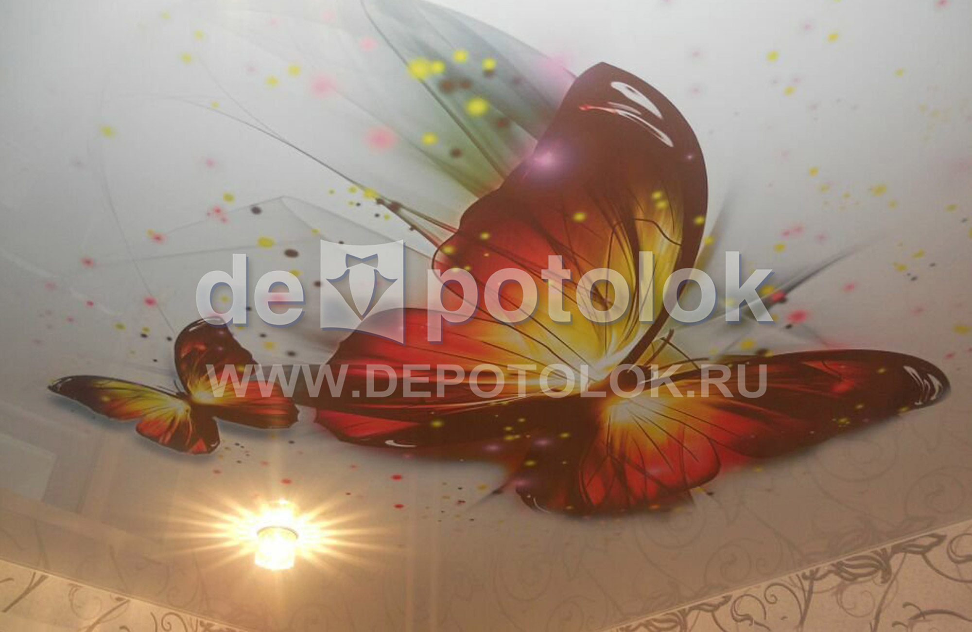 Натяжные потолки 3D